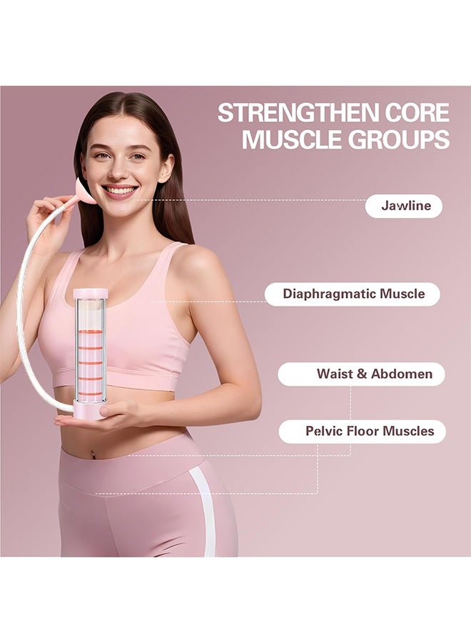 JIAROU Dumbbell Breathing Trainer,Deep Breathing Trainer, Natural Lung Trainer for Adults, Easy to Use and Clean, Breathing Dumbbell - Image 2