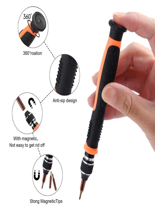 أستارون مجموعة مفكات براغي ASTARON 17 في 1 لجهاز MacBook، مجموعة أدوات إصلاح مع رأس توركس مغناطيسي T3 T4 T5 T6 T8 P2 P5 PH000 Ph00 Y00 وأداة فتح لأجهزة الكمبيوتر المحمول، وMacbook Air وPro، وXbox، وPS4 - Image 5