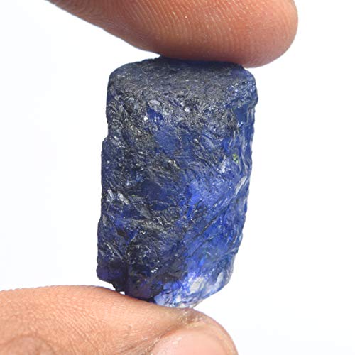 GEMHUB AAA++ Natural Certified Blue Sapphire 34.00 Carat Raw Healing Crystal for Charms Genuine Real Sapphire Gemstone for Jewelry - Image 4
