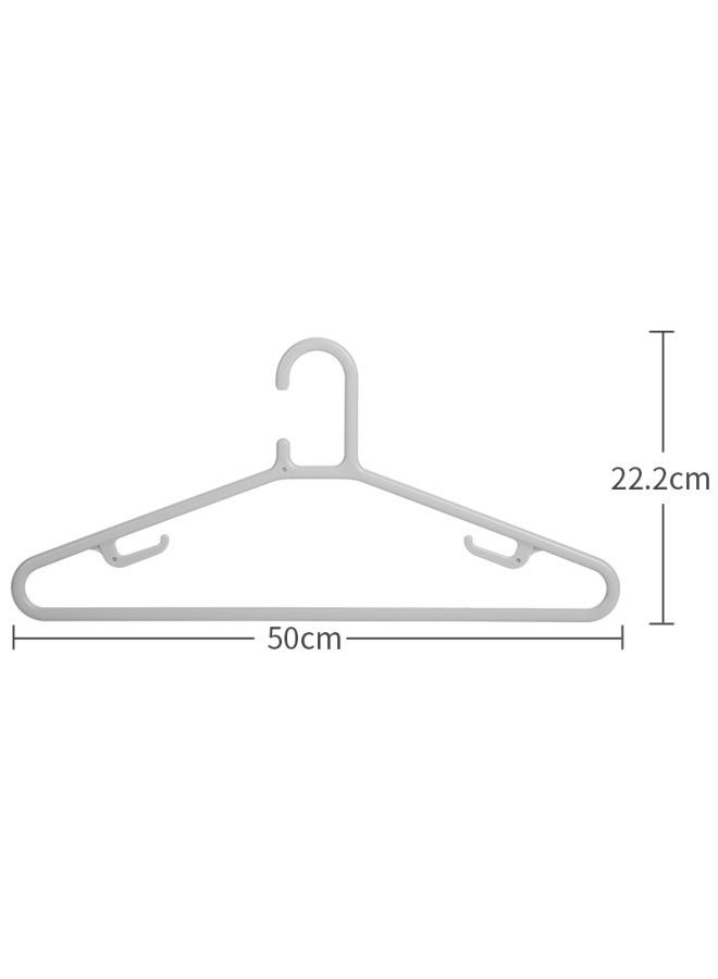 Camellia Coat Hangers, Non-slip Clothes Hangers 50cm, Garment Rack Drying Rack Clothes Support Hangers, 5-pack