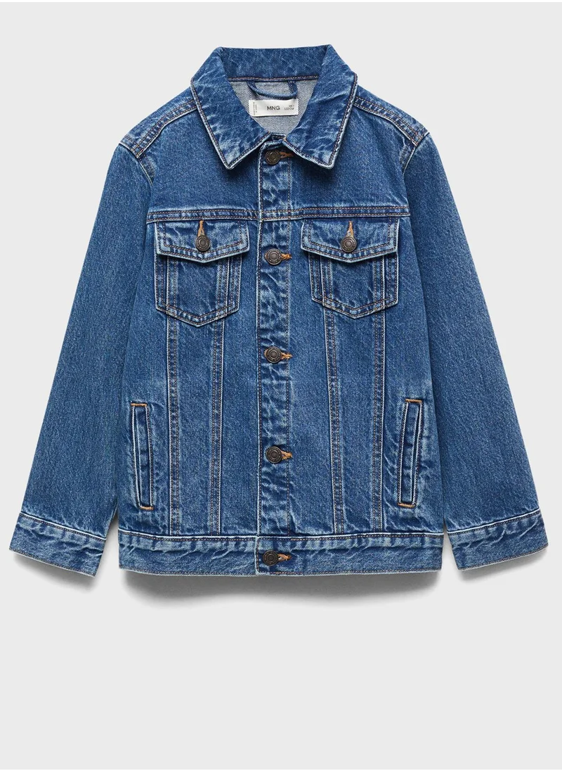 MANGO Kids Pocket Detail Jacket