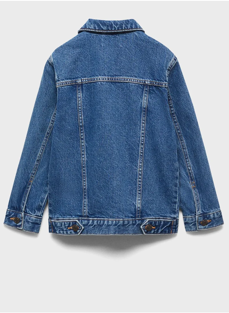 MANGO Kids Pocket Detail Jacket