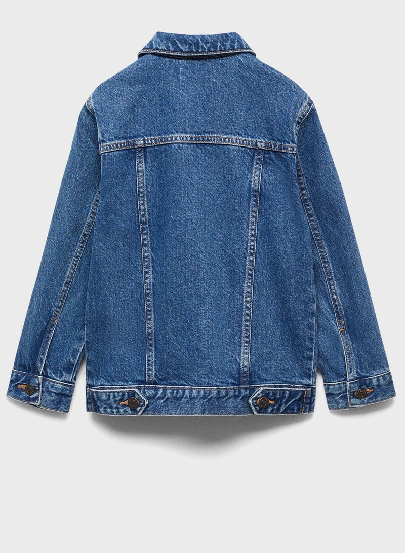 MANGO Kids Pocket Detail Jacket - Image 2