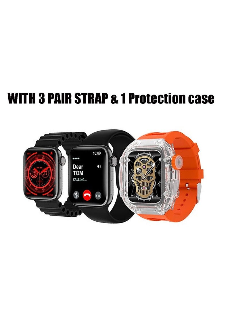 Haino Teko Haino Teko Germany Richard M9 Smart Watch With 3 Pair Straps and 1 Protection case For Men  - Image 2
