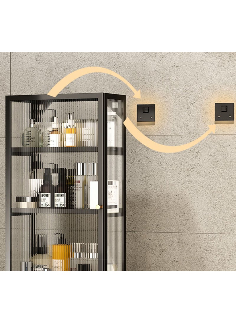 CityRiya-Long Bathroom Wall Cabinet, Medicine Cabinet with 3 Tier Shelves, Wall Storage Cabinets Over The Toilet, Bath Organizer Organizers for Laundry Room & Kitchen & Living Room, ZT031-30 - Image 3