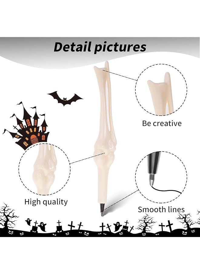 X spring - Ballpoint Pens 5 Pcs Creative Novelty Bone Shape Ballpoint Pens Black Ink Gift Pen For Kids Pack Model Pens Nurse Doctor Pen For Halloween New Year'S Day Thanksgiving - Image 1