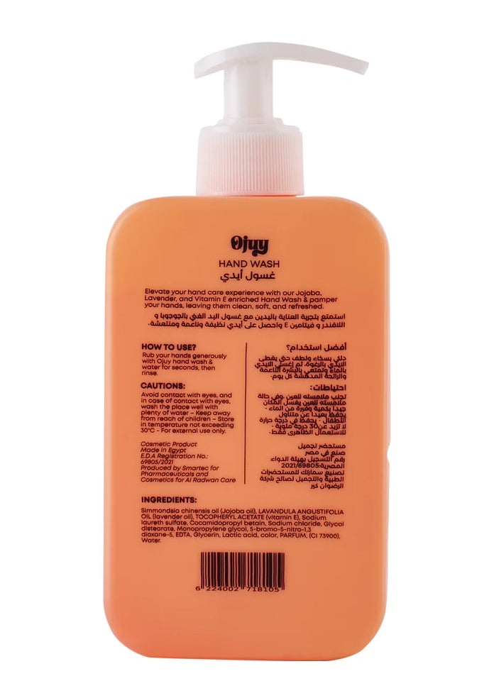 Ojuy Peach Hand wash 400 ML  - Image 3