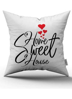 Cango Home Double Sided White Black Home Sweet Home Written Digital Print Throw Pillow Case - CGH405-CT 