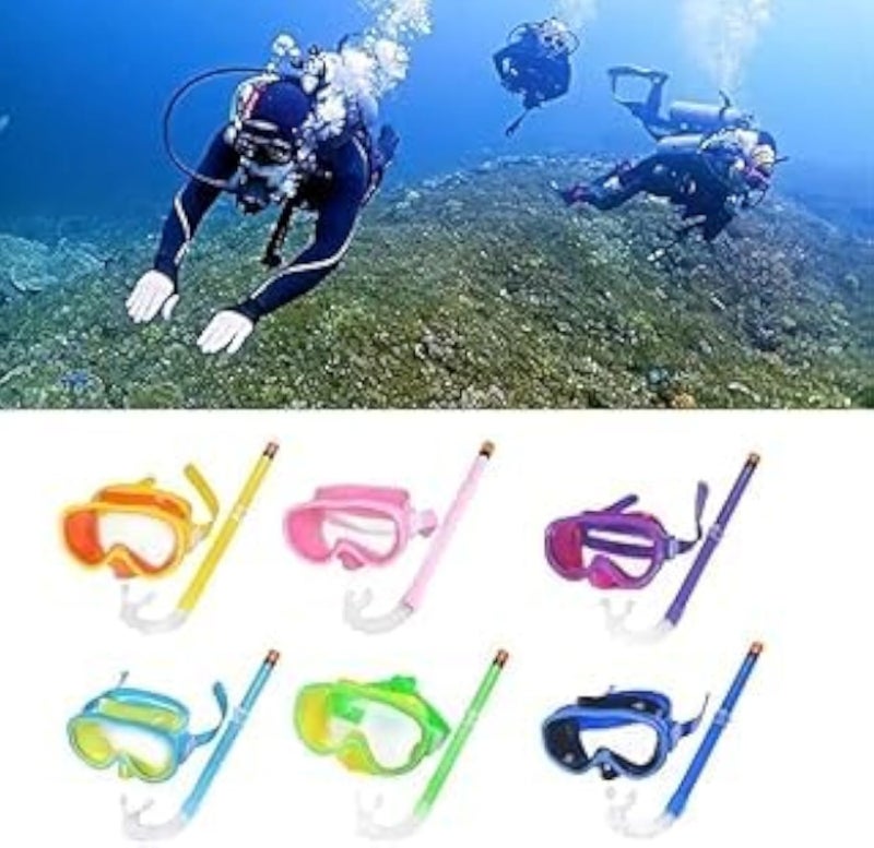 SMART FIT®Snorkel Swimming Goggles Eye Mask with Snorkel for Boys Girls Medium WG1009