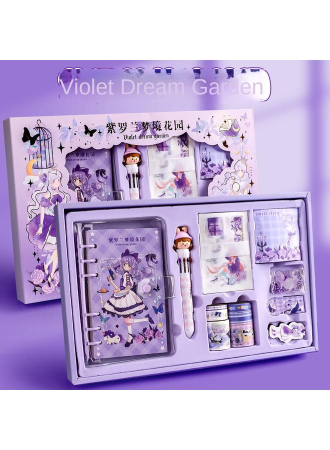 Bluejw Cute Hand Account Book Suit Gift Box Net Red High Color Value Notebook 2024 Hand Account Material Big X20 - Image 1