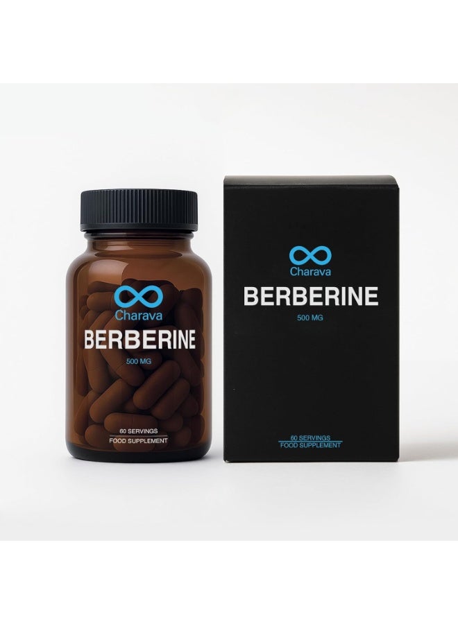 شارافا كبسولات شارافا بيربرين هيدروكلوريد ٥٠٠ مجم - دعم قوي لسكر الدم والتمثيل الغذائي - ٦٠ كبسولة - صنع في المملكة المتحدة - Image 3