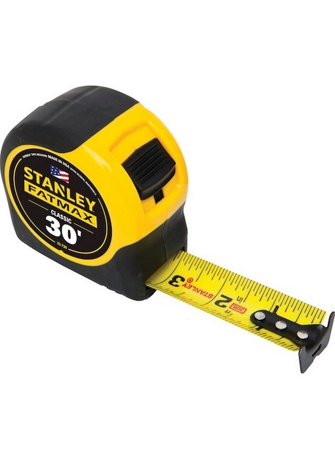 Stanley Fatmax Classic Compact Measuring Tape Yellow and Black 30 ft 33-730  - Image 2