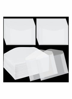 Y&D 100 Pcs Glassine Envelopes, Tissue Seed Coin Clear for Collecting Lottery Ticket Stamp Card Gift Wedding Guest Favor Supplies, 4.25 x 2.5 Inches  - Image 1
