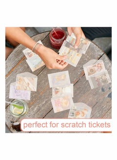 Y&D 100 Pcs Glassine Envelopes, Tissue Seed Coin Clear for Collecting Lottery Ticket Stamp Card Gift Wedding Guest Favor Supplies, 4.25 x 2.5 Inches  - Image 4