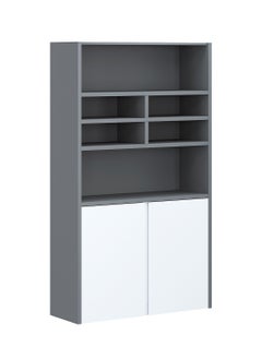 Neo Front Neo Front MDF Storage Cabinet with  Doors with Key Locker and Open Shelves for Office and Home TC-W016  - Image 2