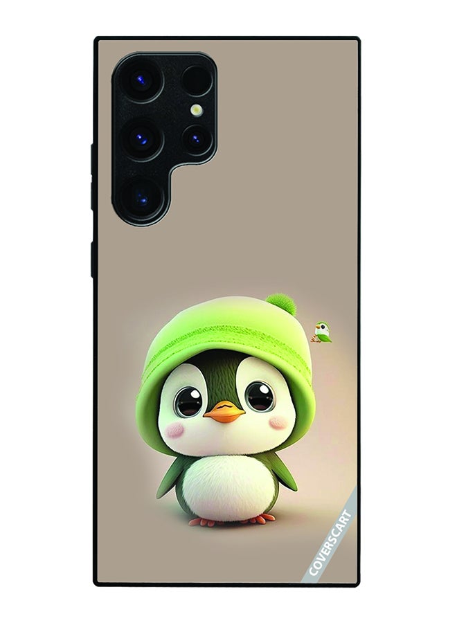 COVERSCART Protective Case Cover For Samsung Galaxy S22 Ultra 5G Penguin Design Multicolour