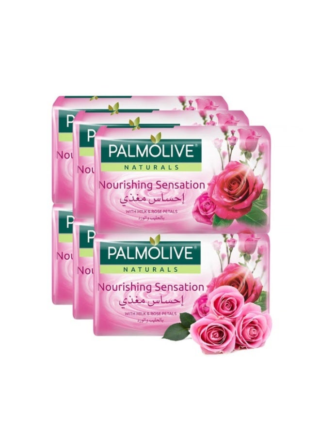 Palmolive Soap Pink Rose, 6 X 120Ggrams