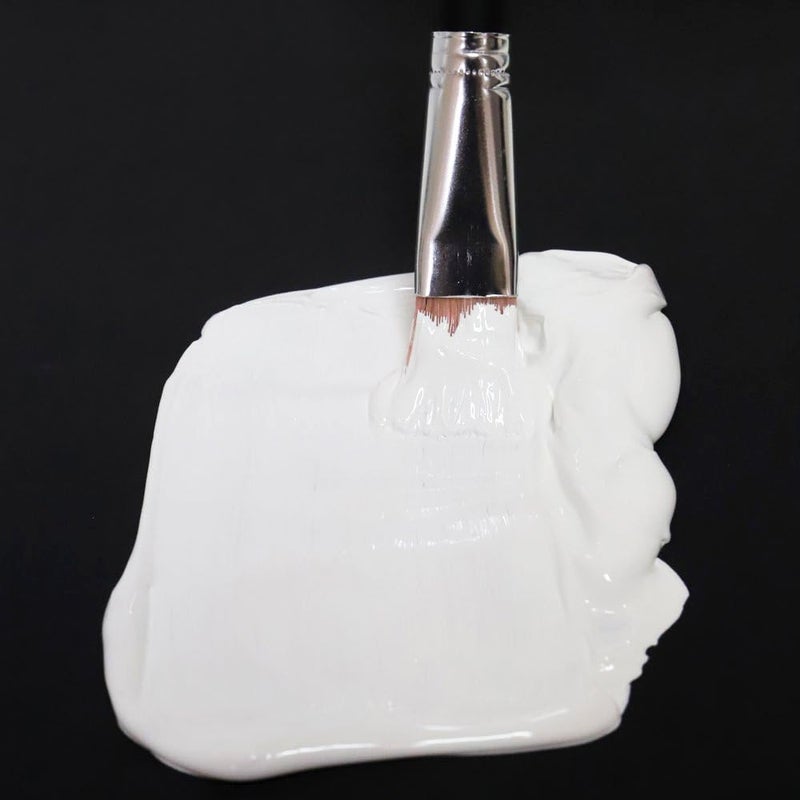 Mont Marte مونت مارت ديسكفري سكول أكريليك بينت - تيتانيوم وايت، 2L (1/2 جالون) مع غطاء بمضخة - Image 3