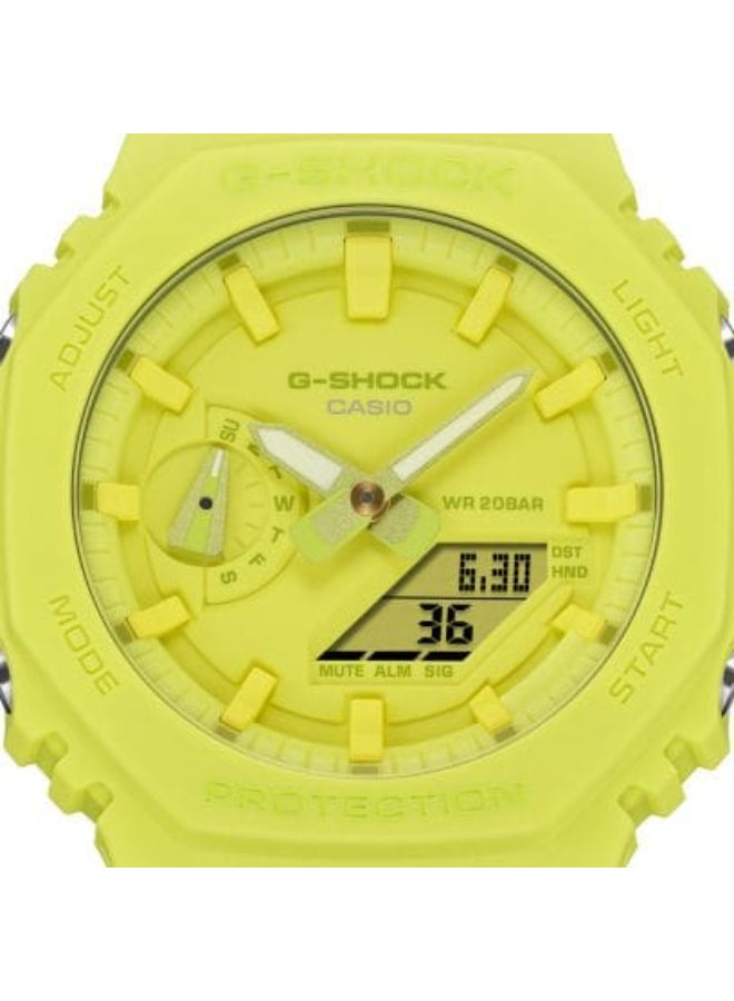 G-SHOCK ساعة جي-شوك كاجوال للرجال GA-2100-9A9DR - Image 3