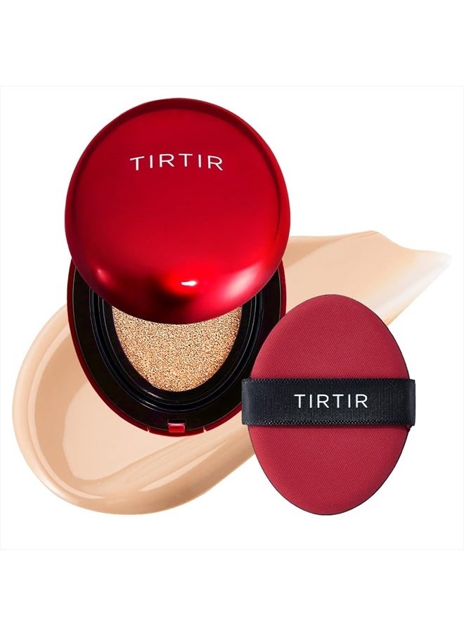 TIRTIR Mask Fit Red Cushion Mask Shield Foundation  (0.63 oz.), 21N Ivory  - Image 2