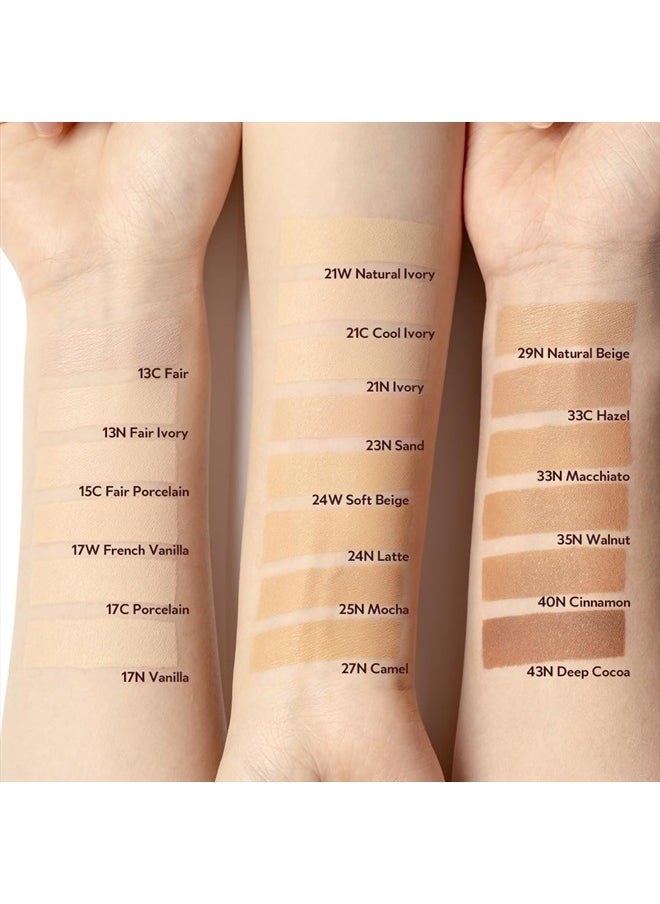 TIRTIR Mask Fit Red Cushion Mask Shield Foundation  (0.63 oz.), 21N Ivory  - Image 3