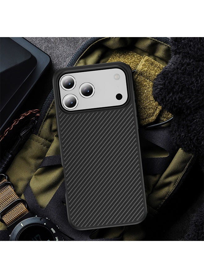 KASTWAVE iPhone 17 Pro Max Silicone Case Cover, Ultra Slim Shockproof Fall-resistant Back Cover Full Body Protection, Easy to Disassemble – Black - Image 3