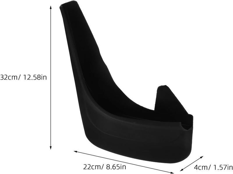 Universal Car Plastic Mud Flap Pair 320x220x40mm Rear Mudguards Splash Guards Tire Protector for Vehicles Exterior Use - Image 2
