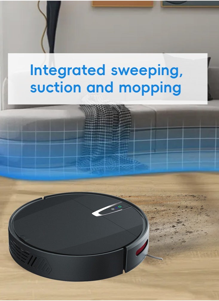 Robot Vacuum, 2 in 1 Robot Vacuum with Mop, Combo with WiFi/App, Gyro Navigation, Advanced Obstacle Avoidance, 4400mAh Self-Charging Robotic Vacuum Cleaner