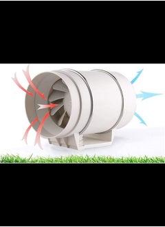 Generic Fan Exhaust Fan Mix flow Blower And Air Booster Duct Exhaust Fan Ceiling Exhaust Duct Fan 100mm  - Image 1