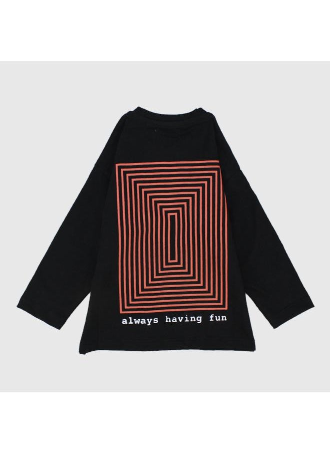 playmore - "Always Having Fun" Long-Sleeved T-Shirt - Image 1