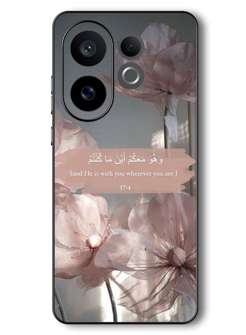 Theodor Case Compatible with Vivo V60 6.77 Inch Protection Shockproof Bumper Cover He is with you - Image 1