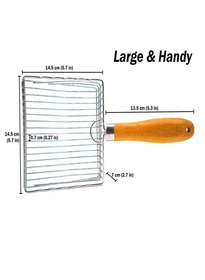 L.D.Dog Cat Litter Scoop, Kitty Litter Scooper Metal, Deep Shovel, Wood Handle, Litter Box Fast Sifting for Cats and Kittens - Image 5