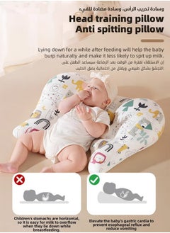 Baby Nursing Pillows for Breastfeeding, Multifunctional Feeding Support Pillow, with Removable Cotton Cover, 30 Degree Incline, Give Mom and Baby More Support（Multicolour A） - pzsku/ZA8D728C974FDB7EA46F9Z/45/_/1733456698/fd5a61cd-afb6-4661-a299-2f29f9e4dd11