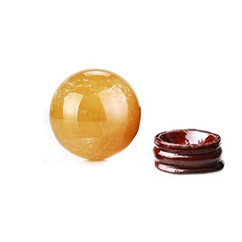 FengShuiGe Feng Shui Natural Citrine Crystal Sphere Ball - Feng Shui Crystal for Wealth and Success - Image 4