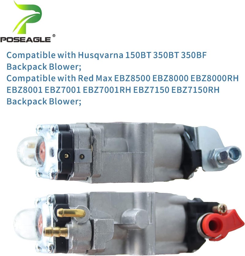 POSEAGLE WYA-79 Carburetor Replaces Husqvarna 502845001, 581177001, 505183101, Walbro WYA-79, WYA-44, WYA-56 for Husqvarna 150BT, 350BT and RedMax EBZ8500, EBZ8500RH, EBZ8000, EBZ7001 Leaf Blowers - Image 5