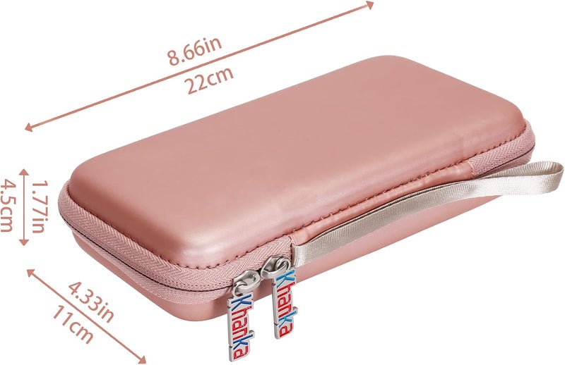 Khanka Hard Travel Case Replacement for Texas Instruments TI-83 Plus/TI-84 Plus/TI-84 Plus CE Color Graphing Calculator, Case Only (Rose Gold) - Image 4