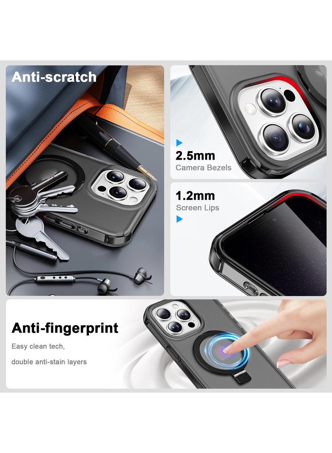 اس-توب جراب لهاتف iPhone 14 Pro Max، جراب كامل الجسم بحامل MagSafe 360، ملمس جلدي غير لامع - Image 5