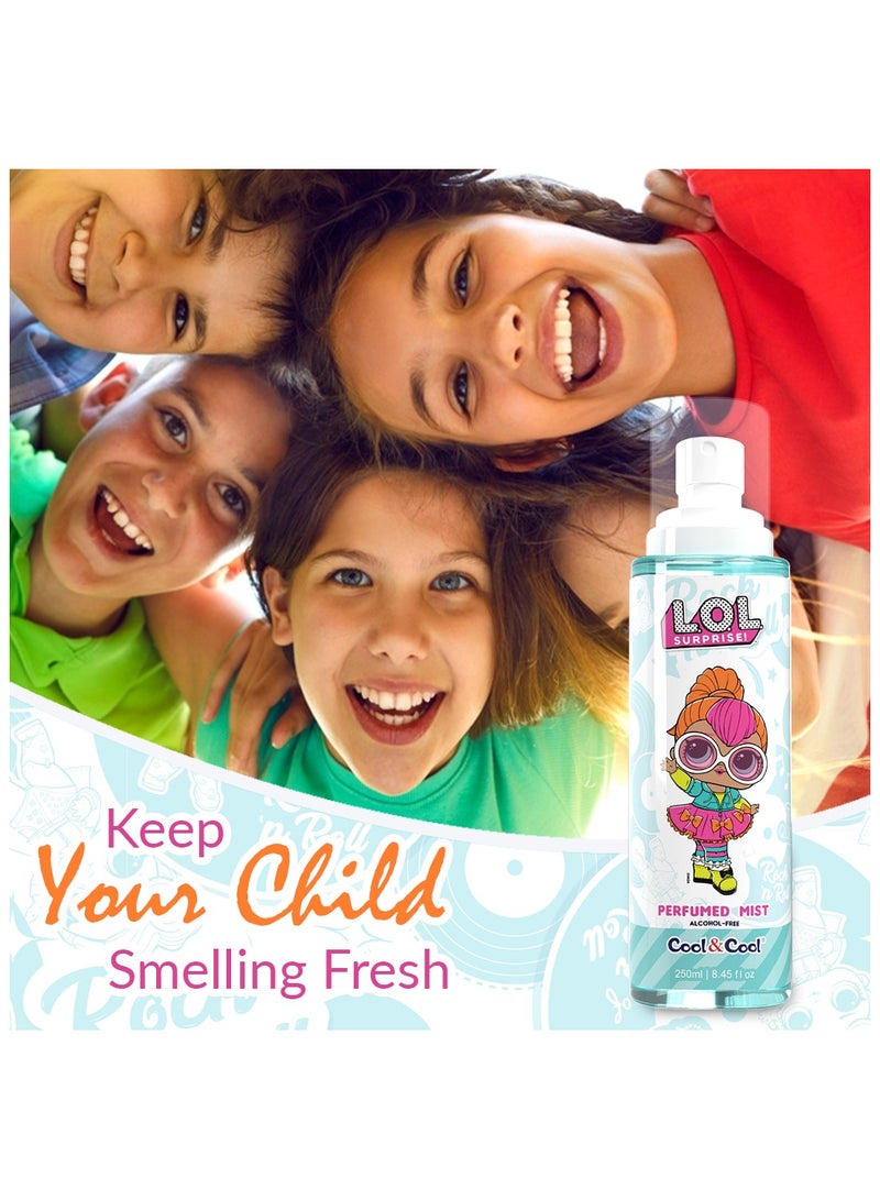 كول اند كول كول آند كول رذاذ معطر للأطفال خالي من الكحول نيون كيو تي 250 مل - Image 3