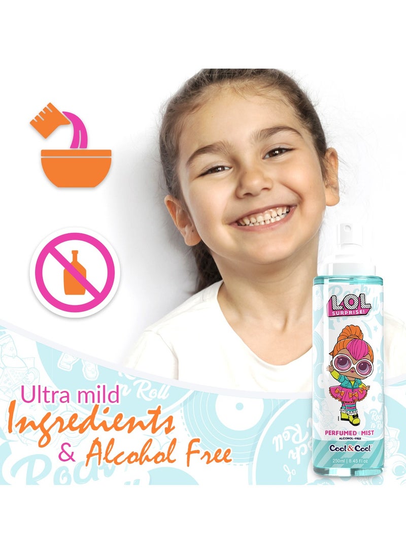 كول اند كول كول آند كول رذاذ معطر للأطفال خالي من الكحول نيون كيو تي 250 مل - Image 5