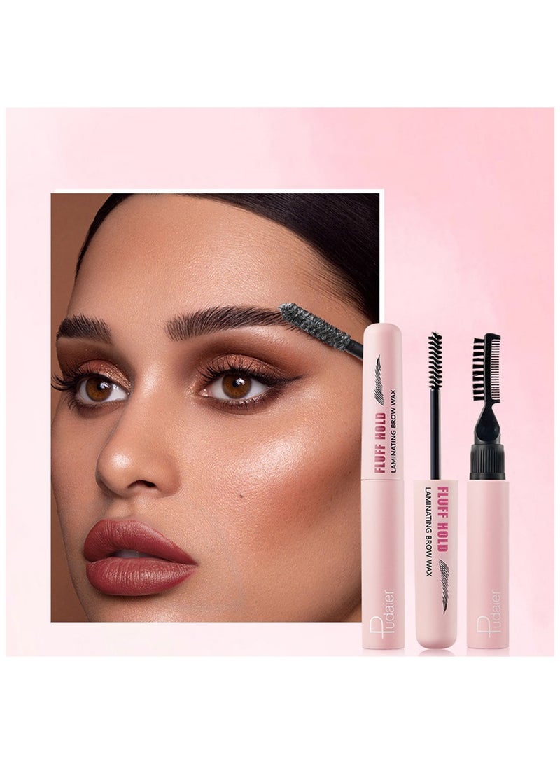 pudaier جل الحواجب للنساء، جل حواجب طبيعي شفاف مقاوم للماء يدوم طويلاً لتحديد شكل الحواجب، جل تثبيت الحواجب وتعزيز مظهر الحواجب الممتلئة، شمع الحواجب للاستخدام المنزلي، صالون تجميل - Image 2