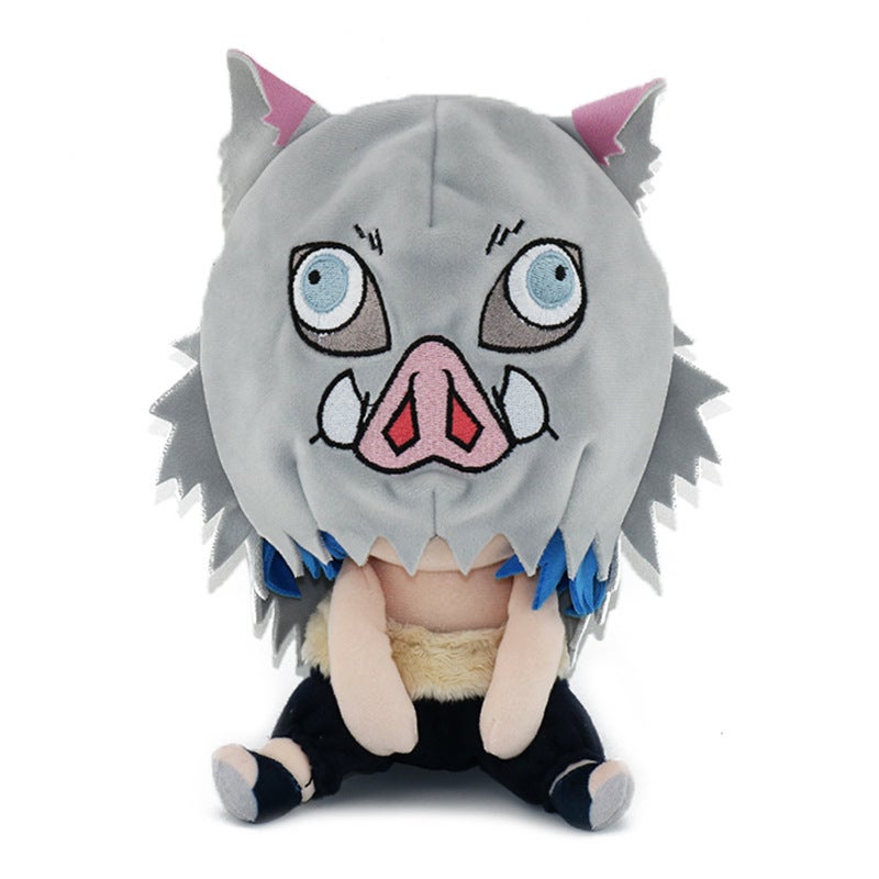 Demon Slayer Anime Plush Doll Tanjiro Nezuko - Cute Soft Stuffed Toy