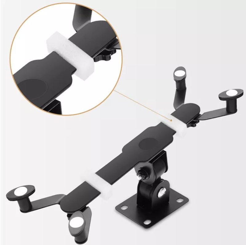 24x7 eMall Adjustable Wall Mount Phone and Tablet Stand Holder, Black (Upto 13 Inch Tablets) - Image 4