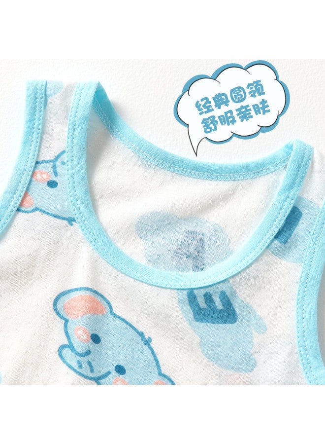 Doxiluka Baby Vest Summer Bamboo Cotton Fiber Infant Clothes Kids Top Breathable Undershirt Inner Wear Sleeveless Outerwear - Image 3