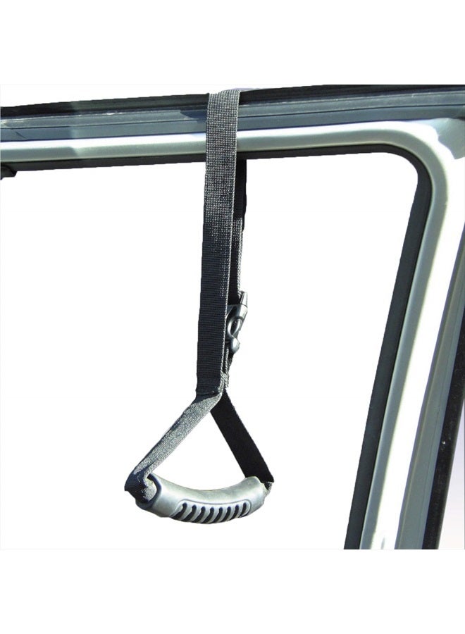 Stander CarCaddie, Car Safety Grab Handle for Adults, Seniors, and Elderly, Ergonomic Vehicle Support Handle with Adjustable Strap and Non-Slip Rubber Grip, Automotive Standing and Mobility Aid - Image 1