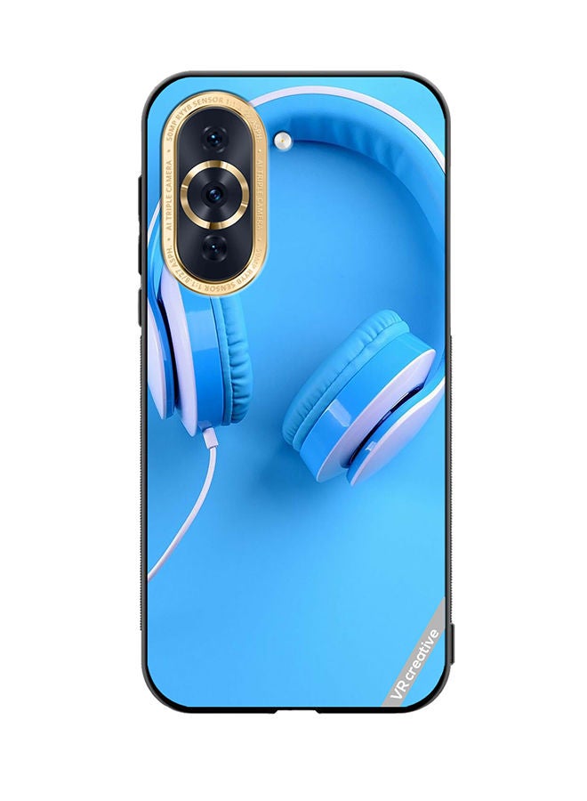 VR CREATIVE Protective Case Cover For Huawei Nova 10 Music Headphones Design Multicolour - Image 1