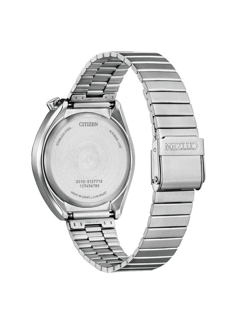 Citizen AN3660-73X Chronograph Watch with Green Dial, Stainless Steel Bracelet - Image 2