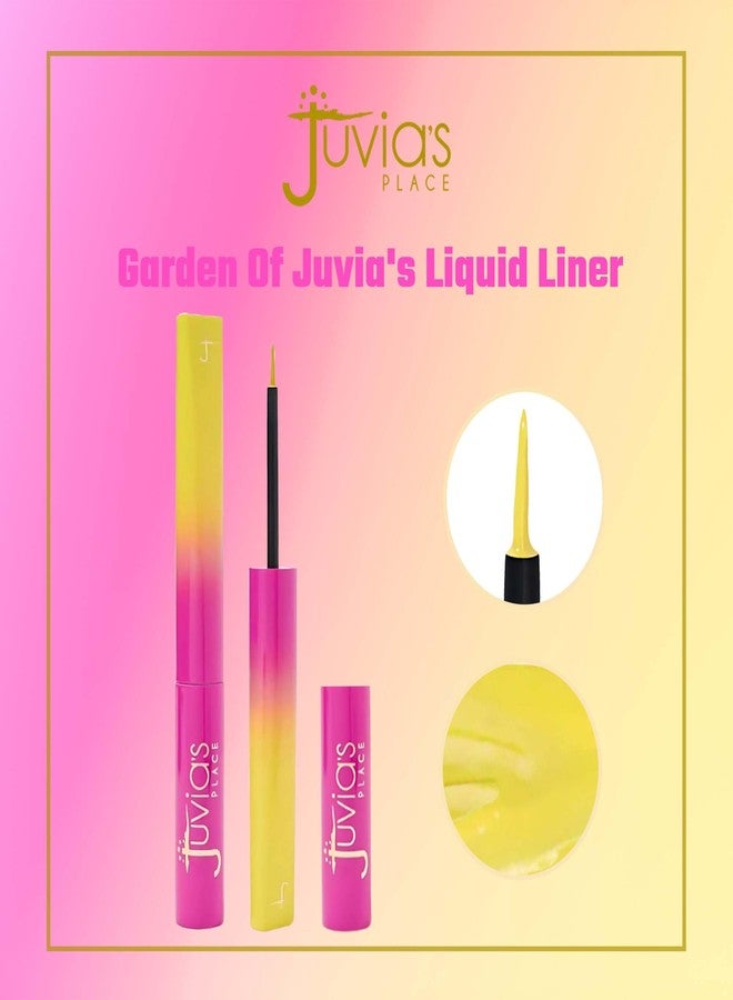 Juvia's Place Garden Of Juvia's Liquid Liner Sun Flower - Neon Yellow, Long-lasting, Intense Color Liquid Makeup, Cruelty-free, Smudge-proof Makeup - Image 4