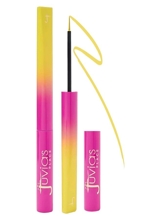Juvia's Place Garden Of Juvia's Liquid Liner Sun Flower - Neon Yellow, Long-lasting, Intense Color Liquid Makeup, Cruelty-free, Smudge-proof Makeup - Image 1