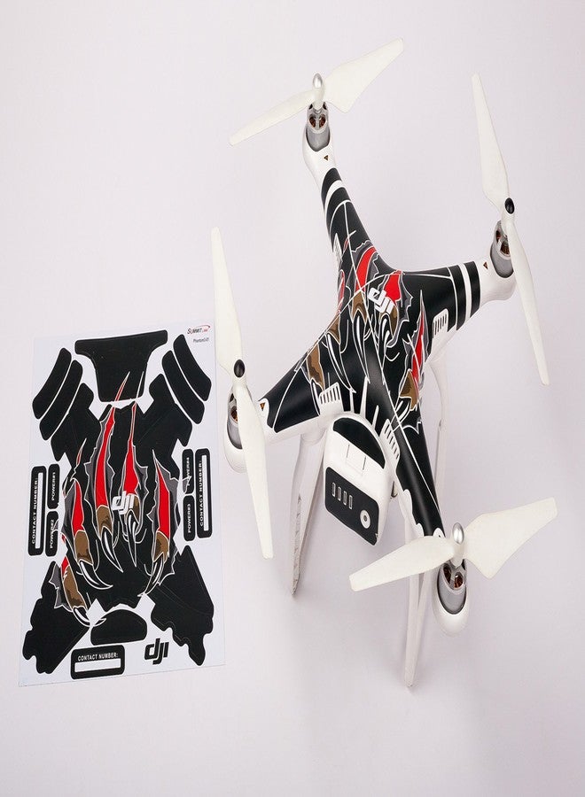 SummitLink DJI Phantom 3 Sticker Set / Controller & Aircraft Stickers Radiation Wrap Body Decal skin wrap sticker - Image 4