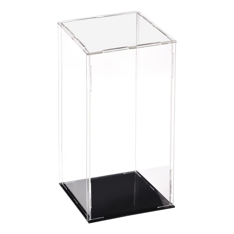 uxcell Acrylic Clear Display Case Box Dustproof Protection Showcase Cube Collectibles Show Box 39x39x98inch - Image 2